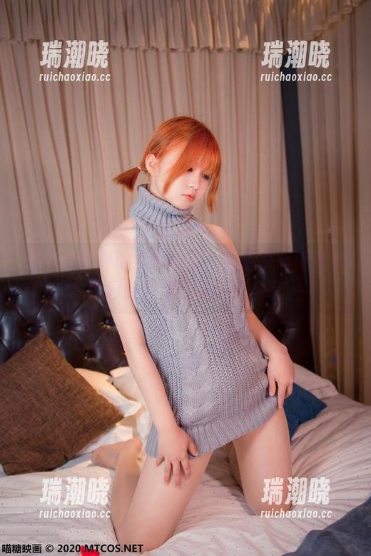 棕色女仆装的全套写真，喵糖映画可真会！我已经想象到各种情景了。
