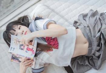 最新！喵糖映画短发少女图片，什么？你还不迷？