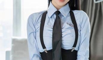 秀人网 - 娜露selena穿上制服，高清美图不忍直视，内心只想大喊：这是谁家的员工！